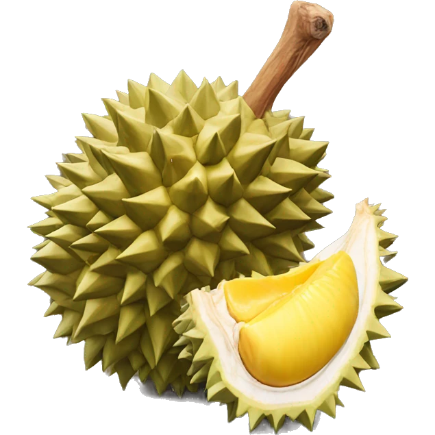 Durian fruit emoji