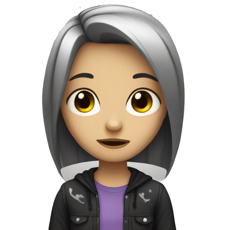 Emo girl  emoji