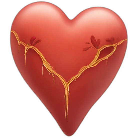 Real heart emoji
