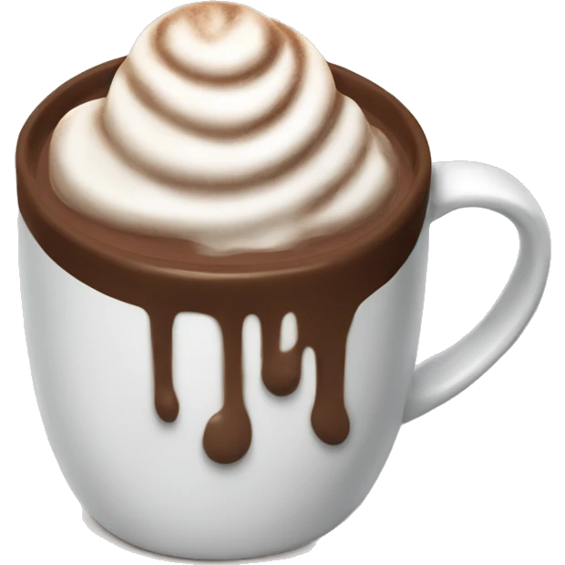Hot chocolate emoji