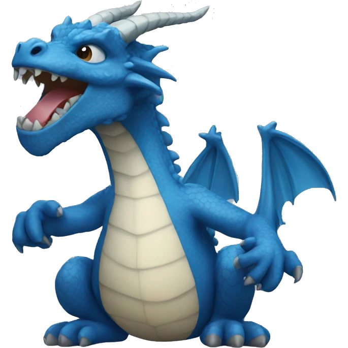 Blue dragon emoji