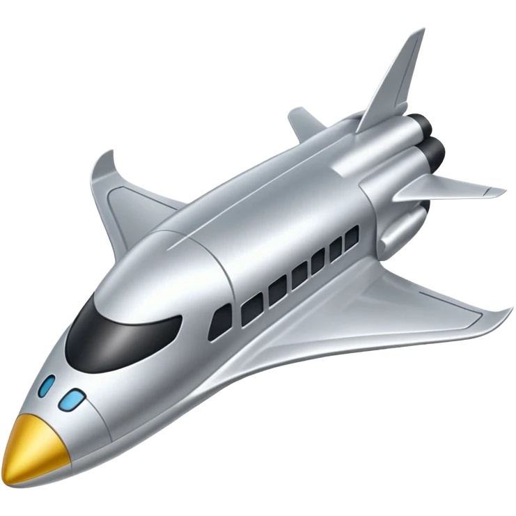 
silver shuttle emoji