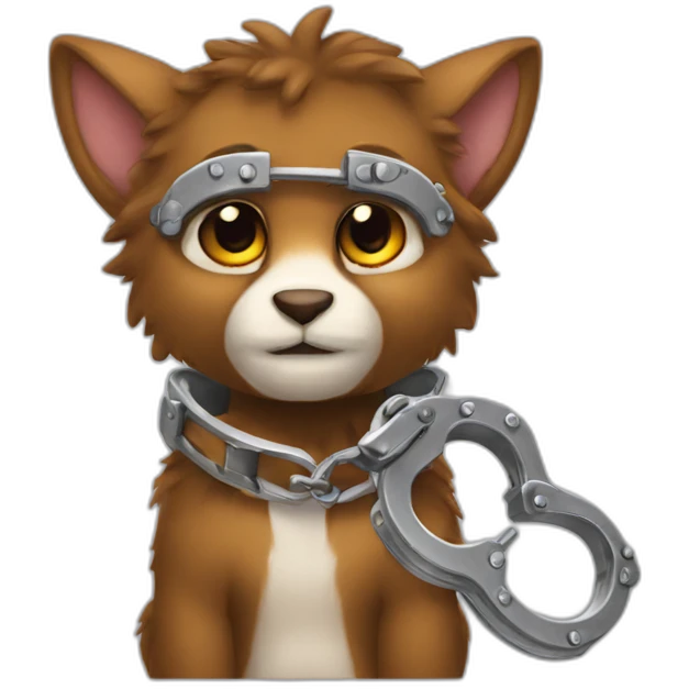 Furry Handcuffs emoji