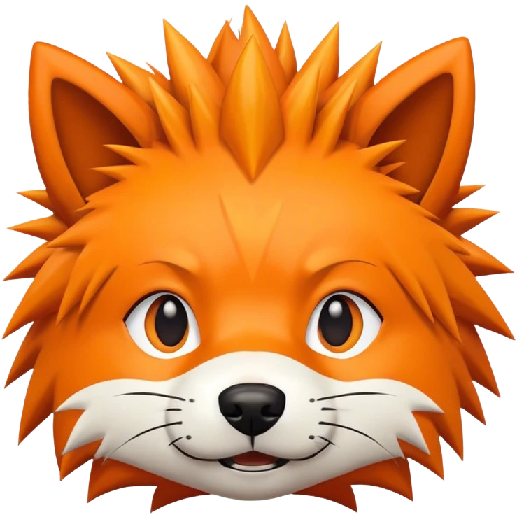 A dog looks like naruto emoji