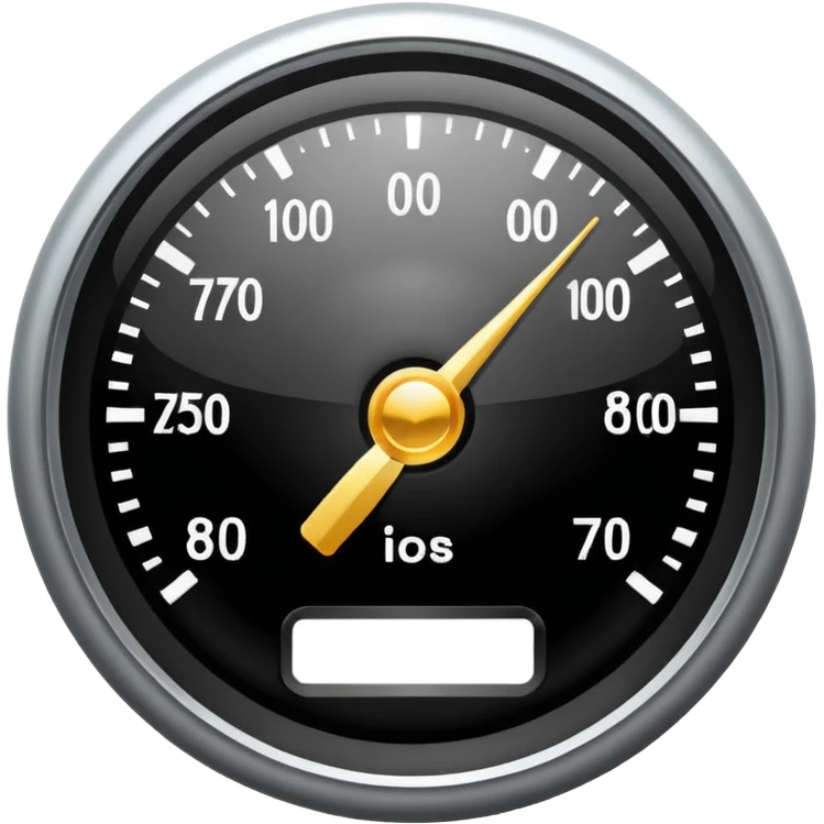 speedometer icon for navigation emoji
