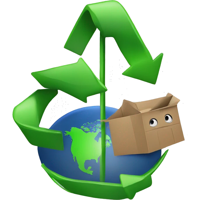 abbreviation STMB, use Recycling Symbol Emoji as the basis for this logo emoji