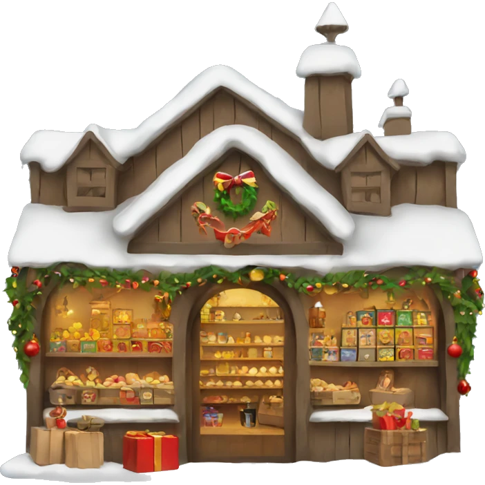 Christmas market emoji
