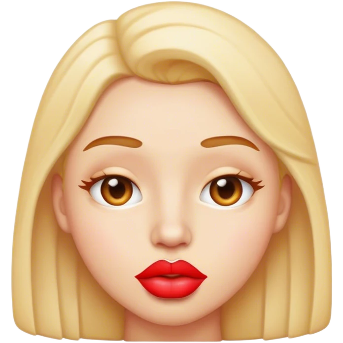 Kissy lips emoji