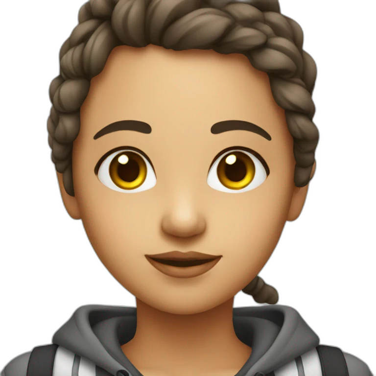 Cute girl  emoji