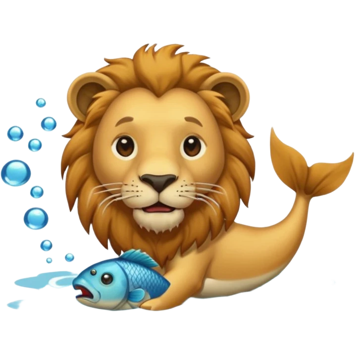 lion fishing emoji