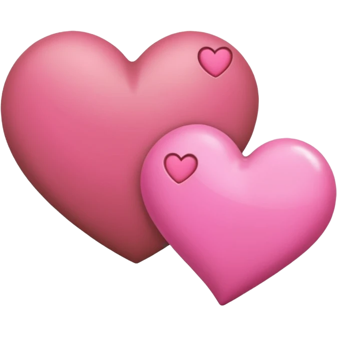 pink and brown love  emoji