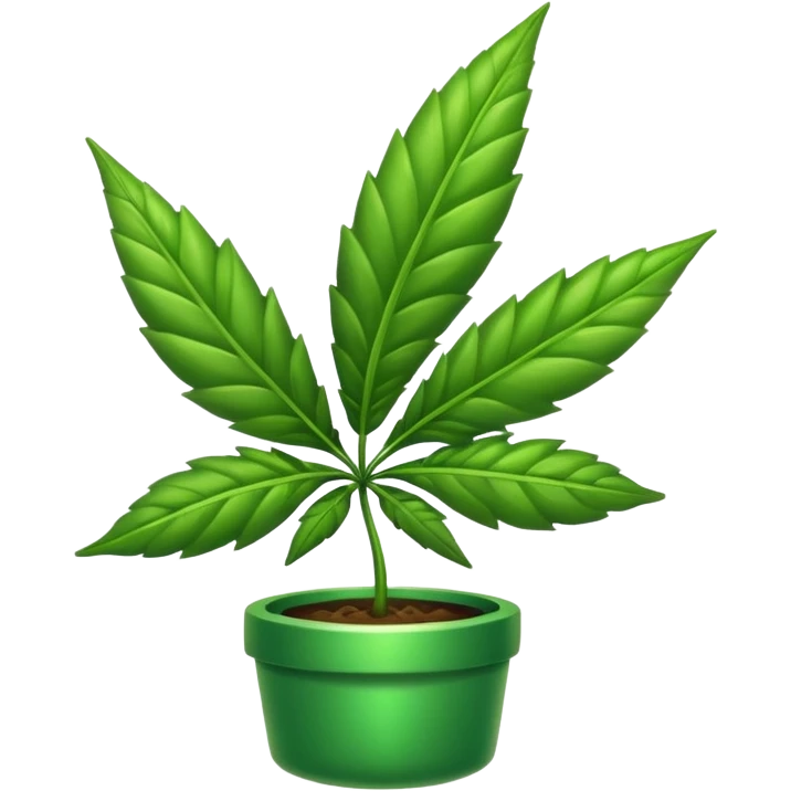 Pot leafs shaking its booty emoji