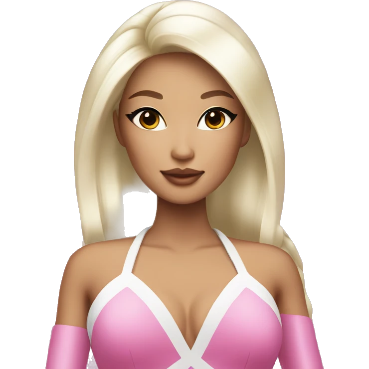 glamorous asian barbie  emoji