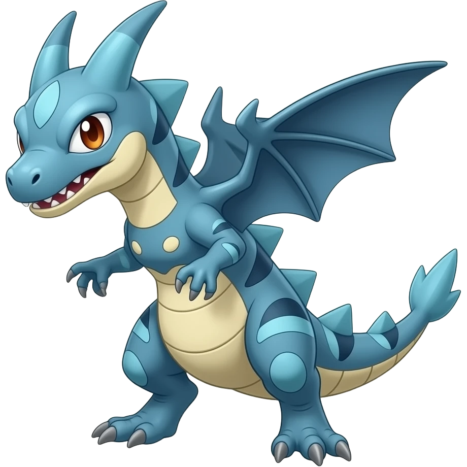 blue Genesect-Flygon-Raptor-Fakémon emoji