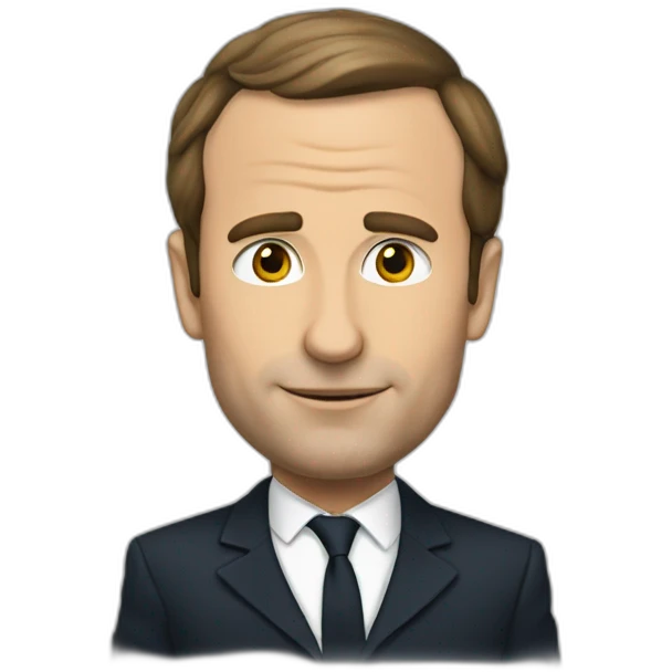 Macron pleure  emoji