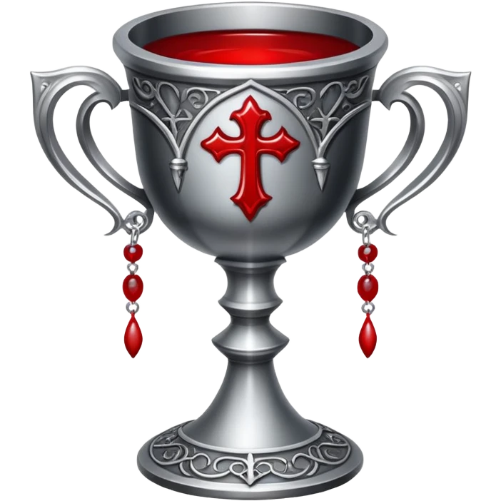 gothic chalice with blood emoji