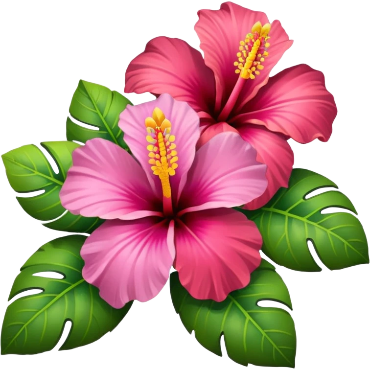 Hawwaiian flowers emoji