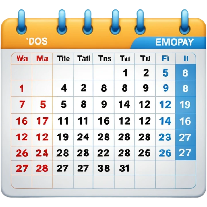 calendar emoji