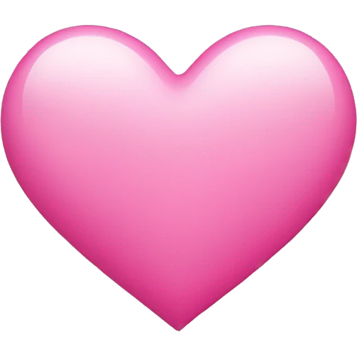 Pink heart emoji