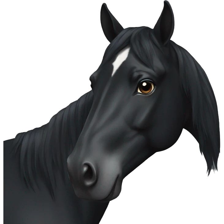 Black Horse  emoji