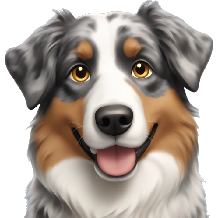 Australian shepherd dog emoji