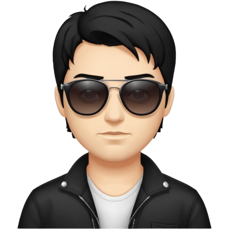 Bret Epic Mazur from Crazy Town with black hair emoji