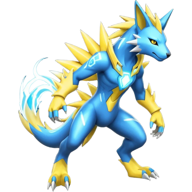 Modern Cyber-Manectric-Zeraora-fusion (full body) emoji