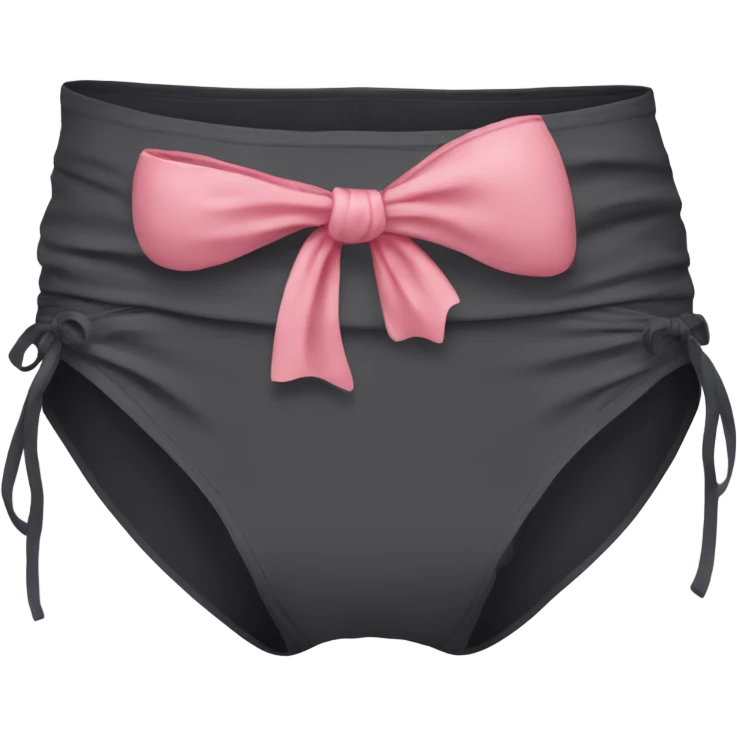 Bathing suit bottoms with bow emoji