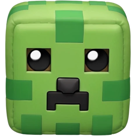 Minecraft creeper plushy cute emoji