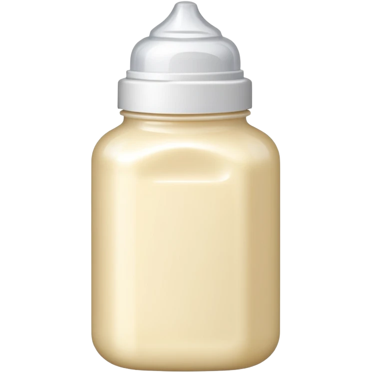 cream in a normal bottle  emoji