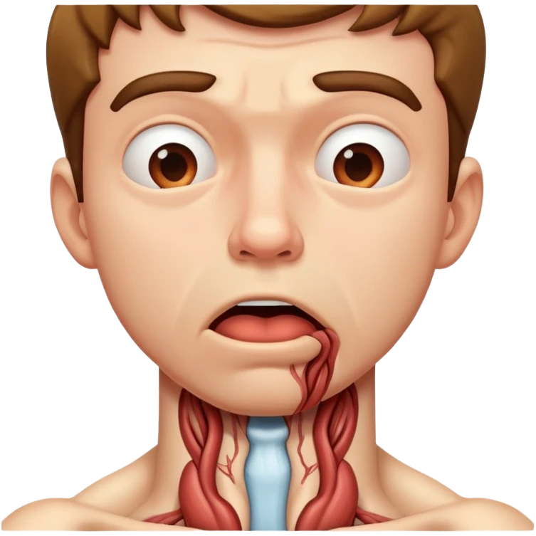 Guy getting choked emoji
