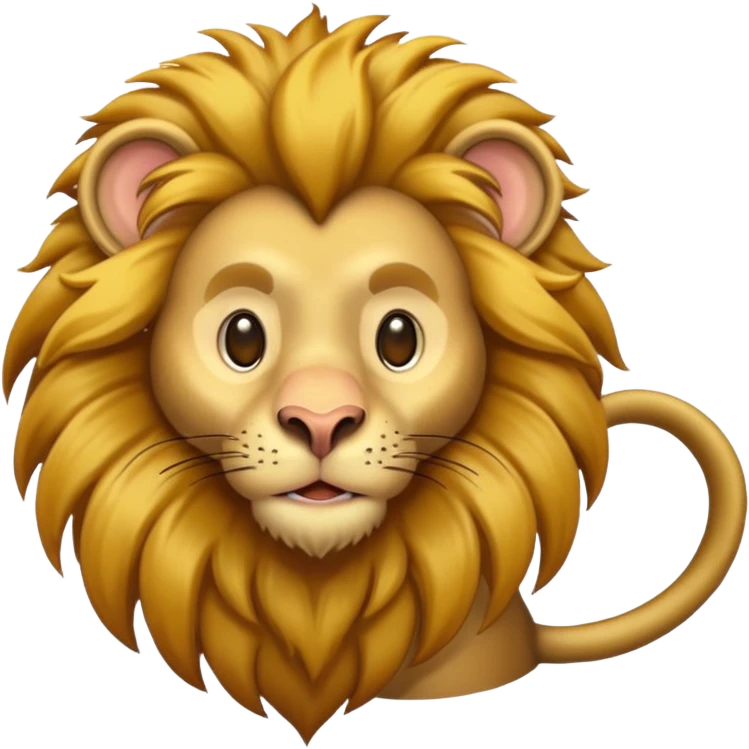  Monkey mixed with lion
 emoji