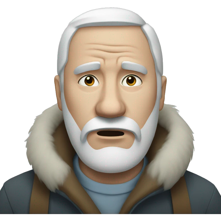 sad arctic man emoji