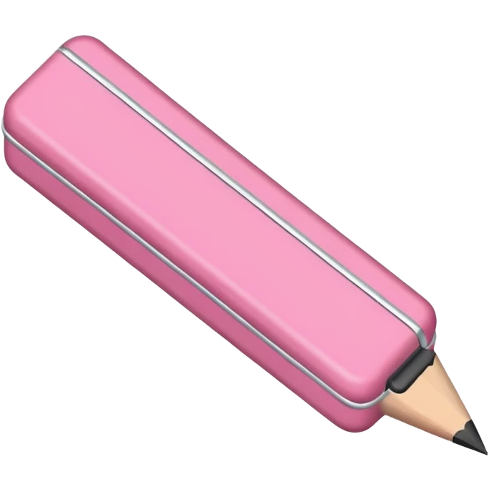 a pencil eraser emoji