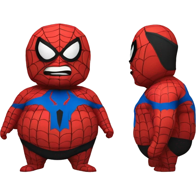 fat spiderman emoji