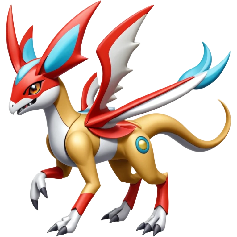 Meloetta-Latias-Medabot-Wargreymon-Protogen-Pokémon-Digimon-Fakémon-fusion-hybrid-creature emoji