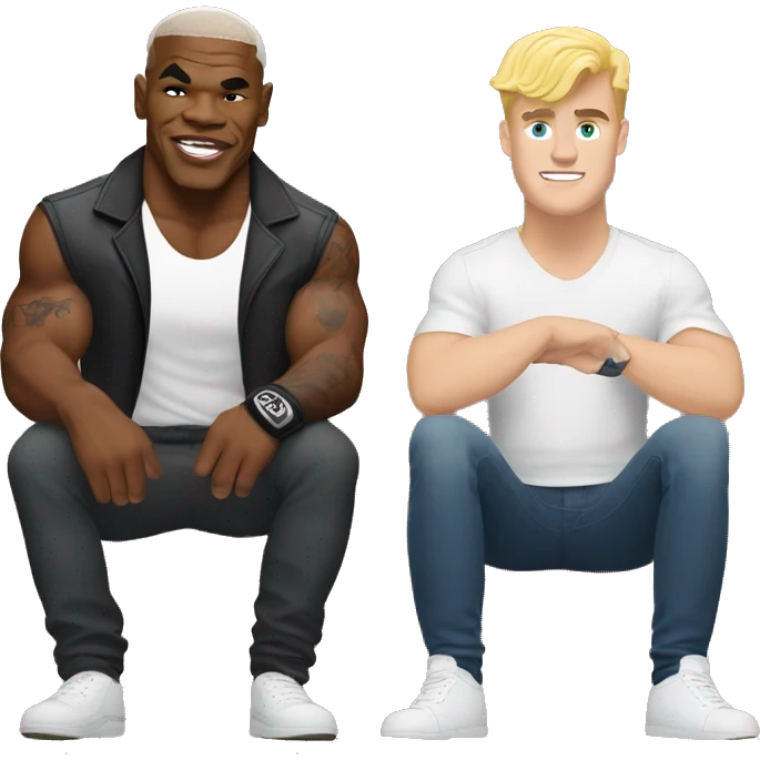 Mike tyson and jake paul emoji
