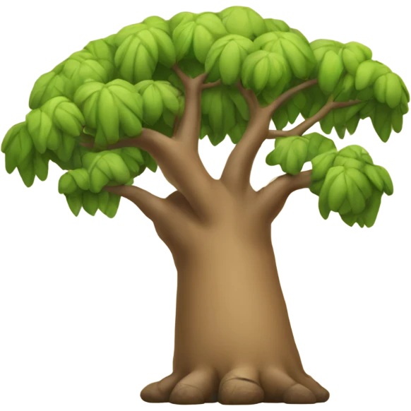 Baobab tree emoji