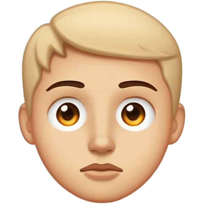 A side eye face  emoji