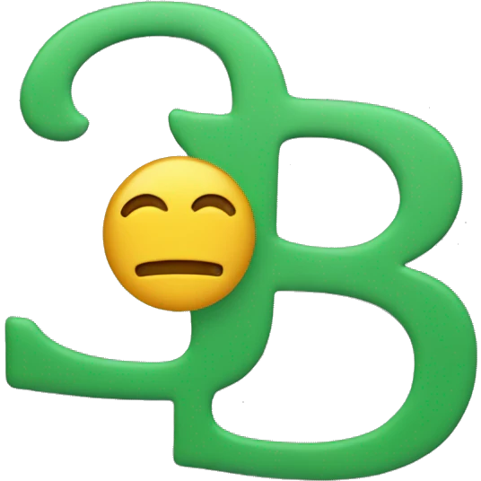 Letter S and B combined emoji