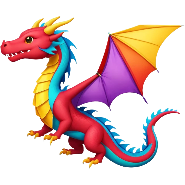 dragon shape kite emoji