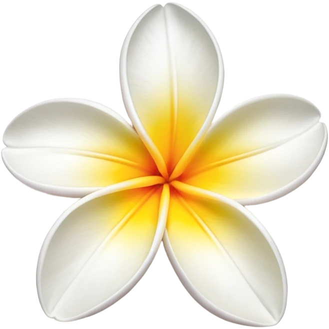 Shell plumeria  emoji