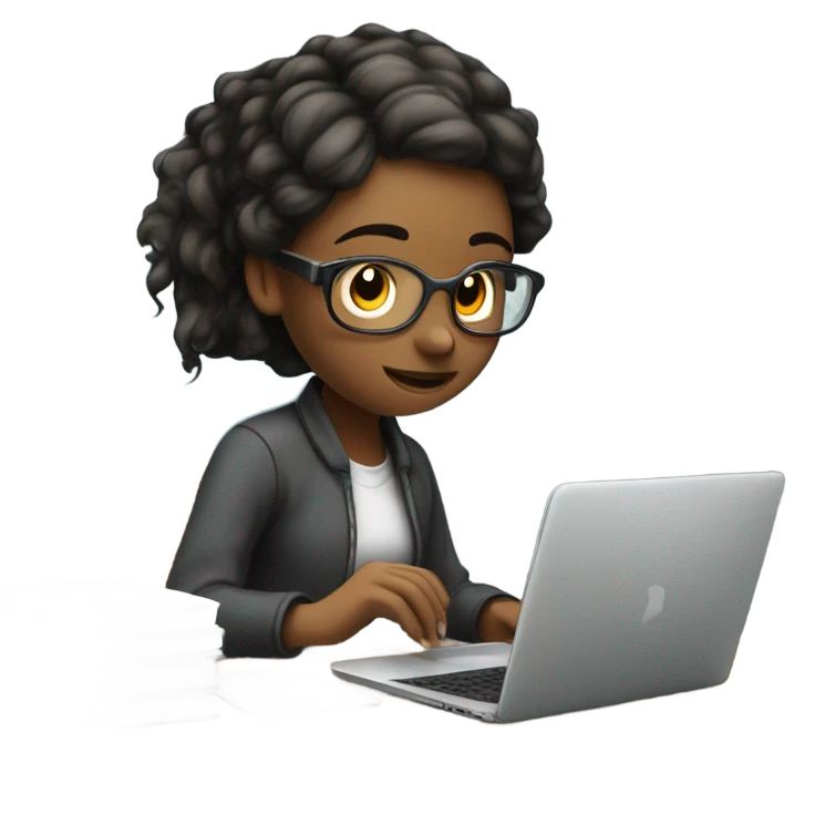 computer science girl emoji