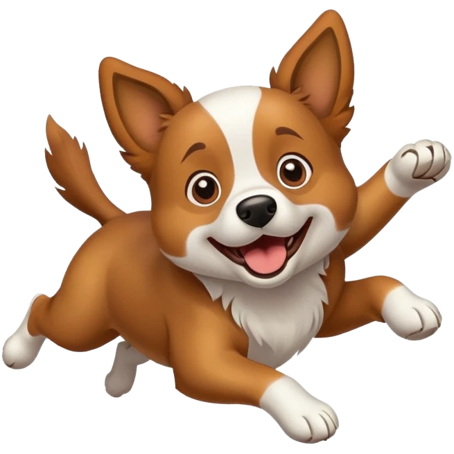 Chien qui vole emoji