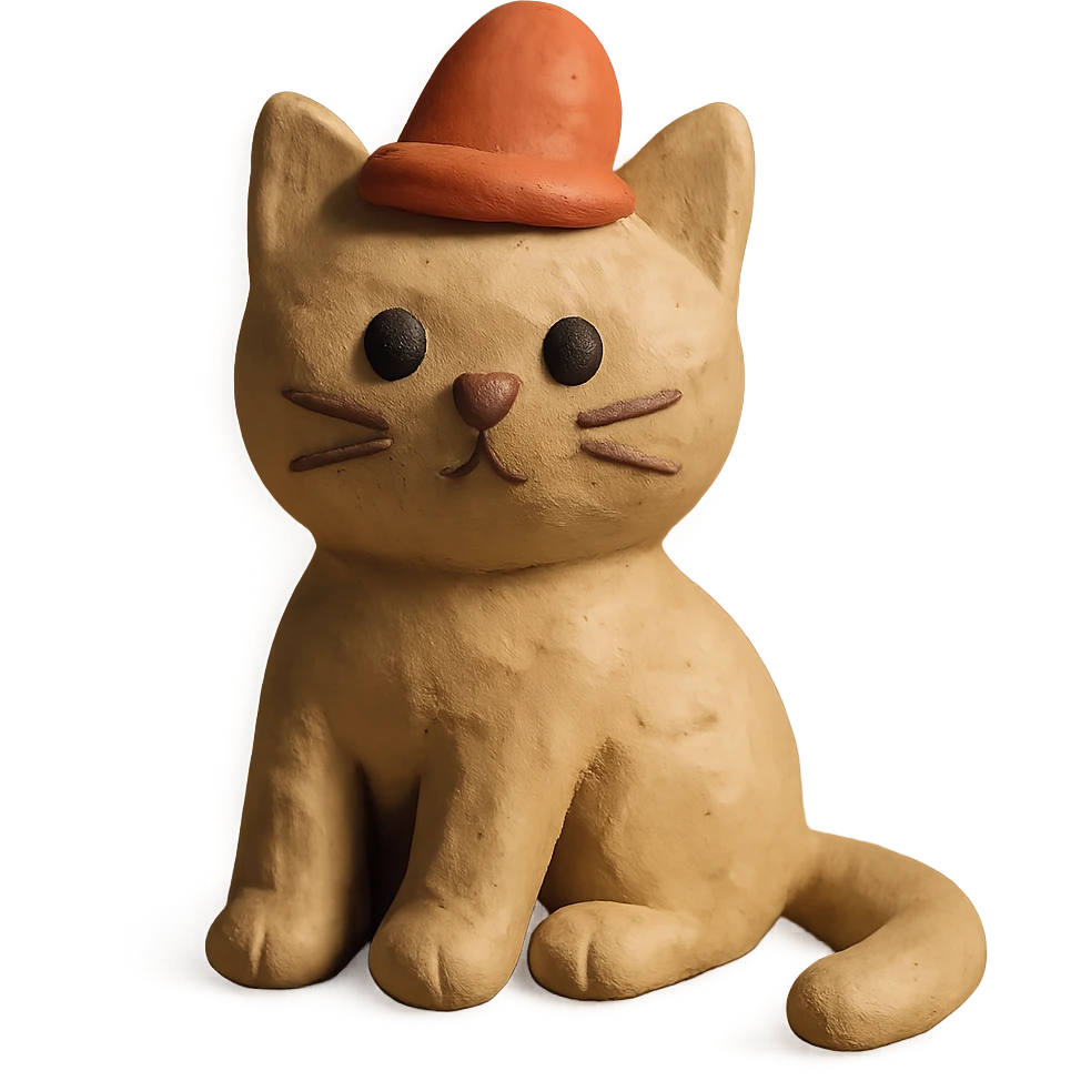 cat with a red hat emoji