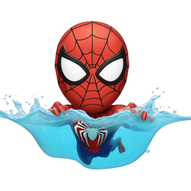 Spider-Man swimming  emoji