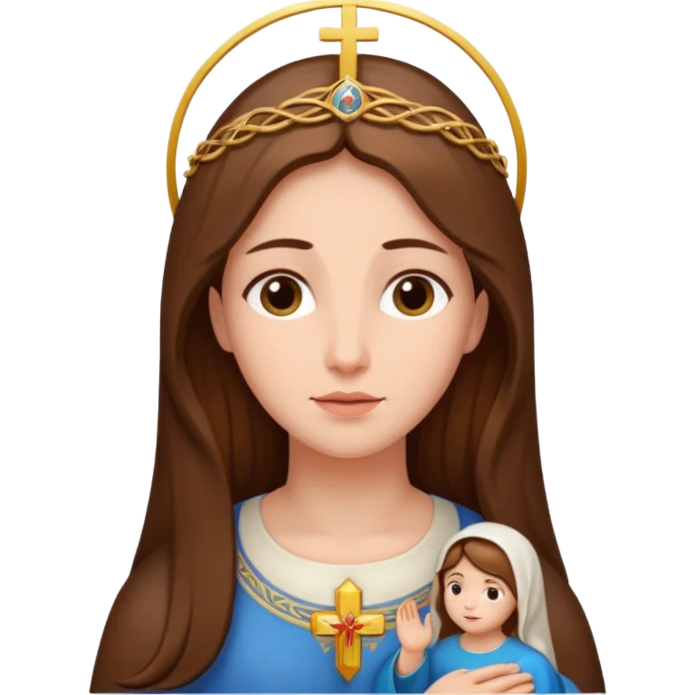 Image of the Mother of God emoji