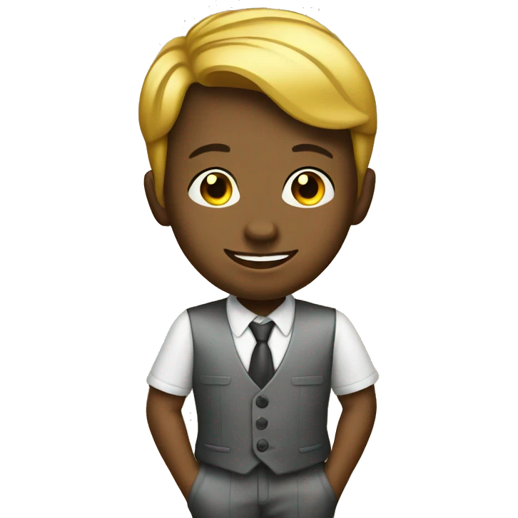 young boy millionaire emoji