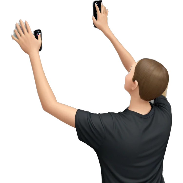 girl in black shirt emoji