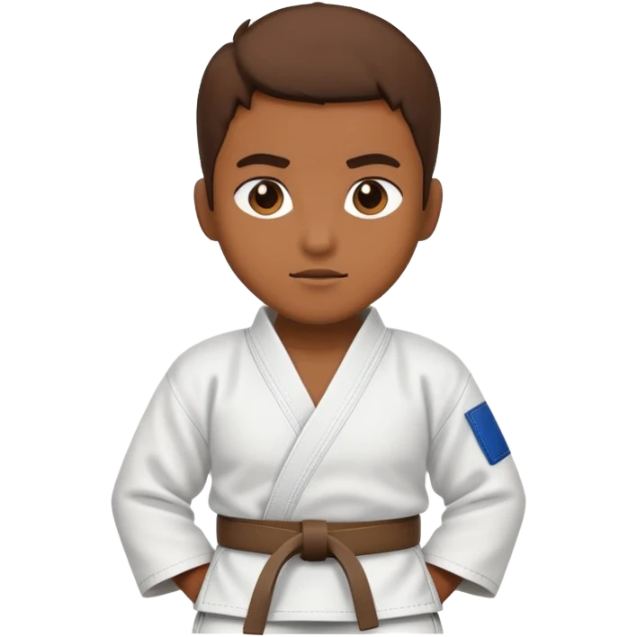 Judo brown belt  emoji
